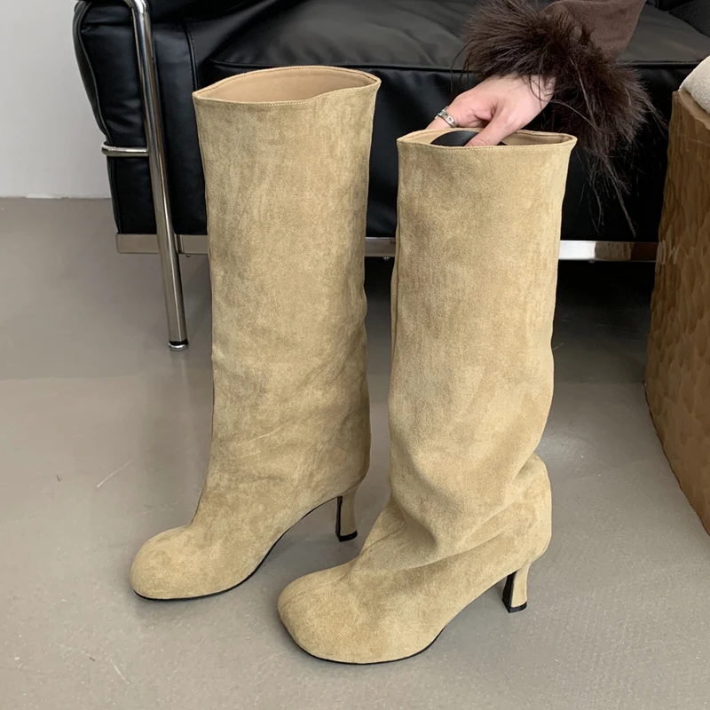 High Knee Heel Boots - Eilyken/зимние женские сапоги до колена в