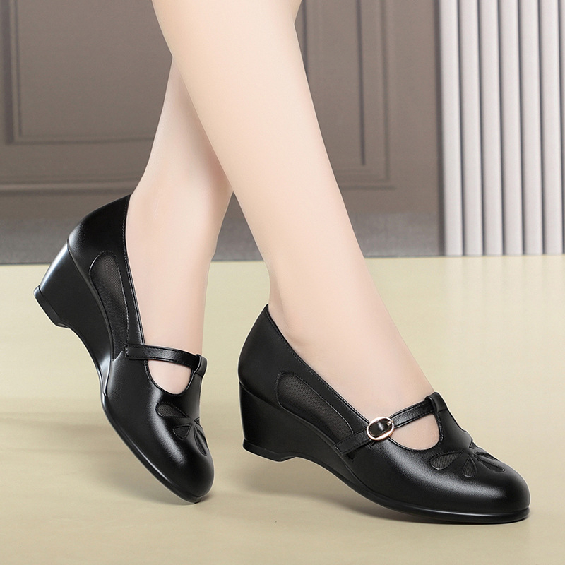 Women Shoes Wedges - Летние женские туфли на танкетке с