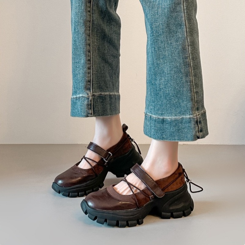 Women Shoes Wedges - Новые ретро-балетки Мэри Джейн, модные женские