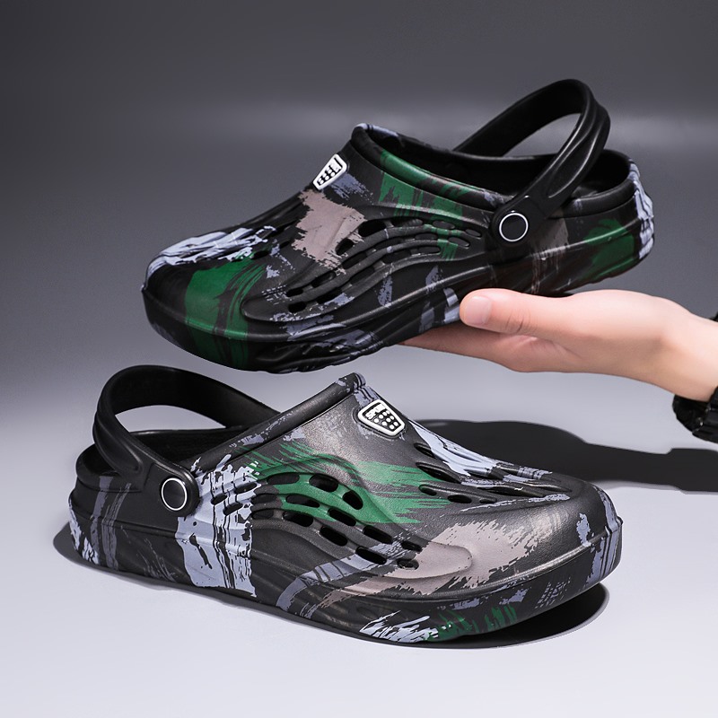 Women'S Shoes Crocs - Мужские летние сандалии с камуфляжным принтом