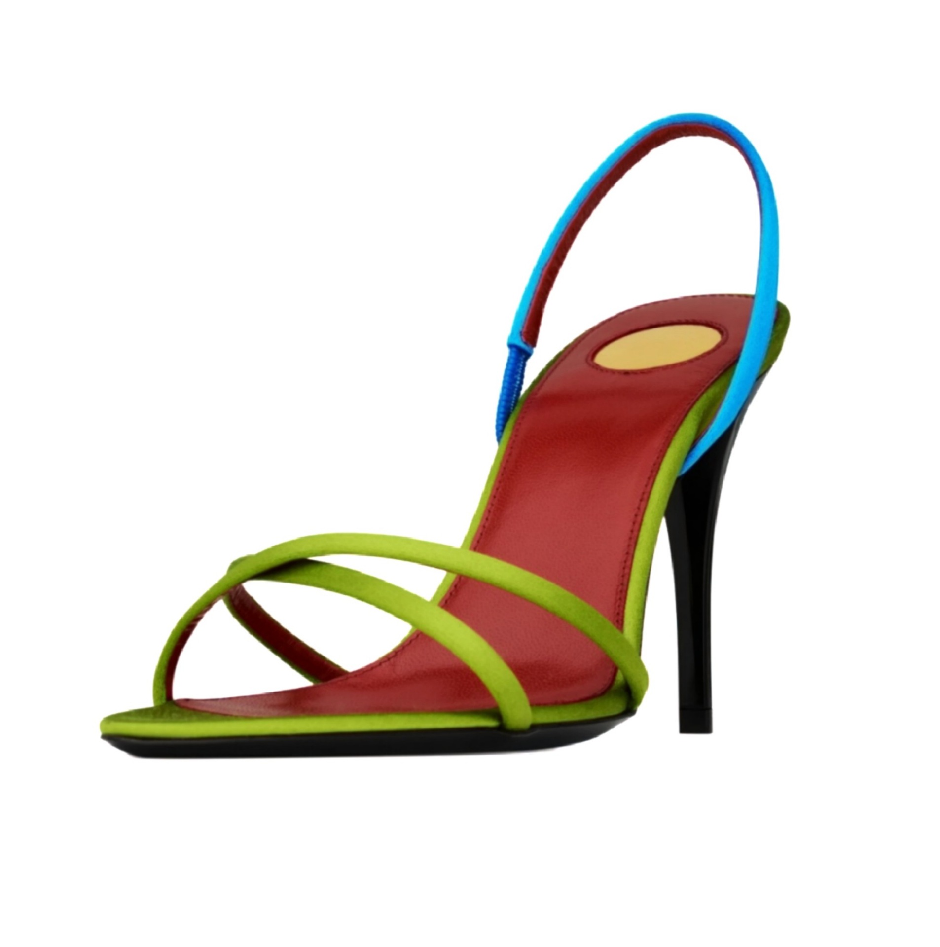 Women'S Shoes Quality - Женские атласные босоножки на шпильке с