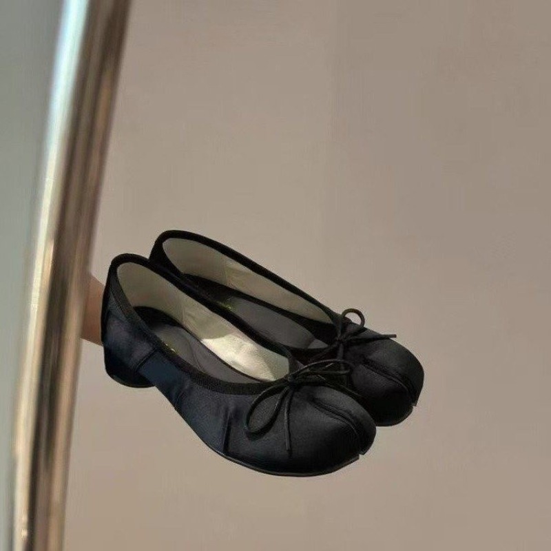 Women'S Shoes Round Toe - Женские туфли Sweet Bow, весна 2026,