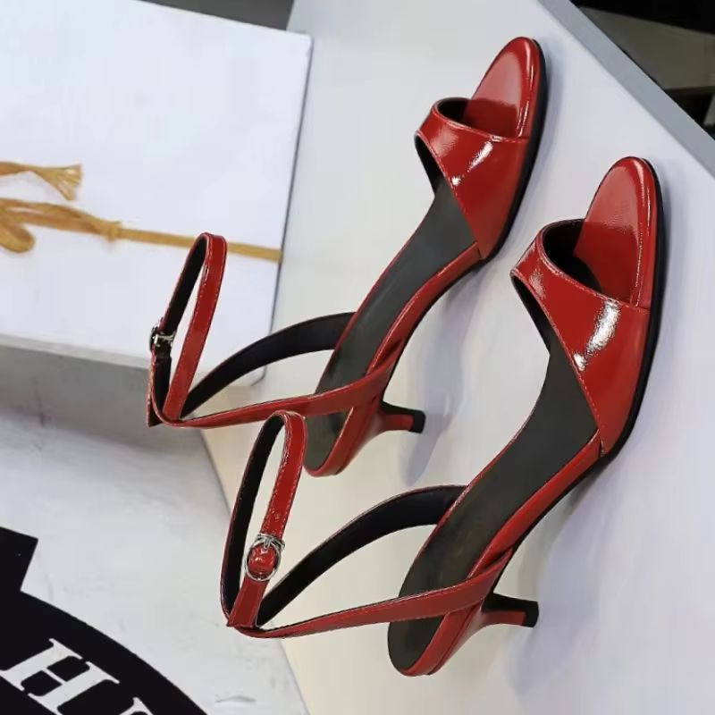 Women Shoes Size 4 In Cm - Туфли BIGTREE с открытым носком на