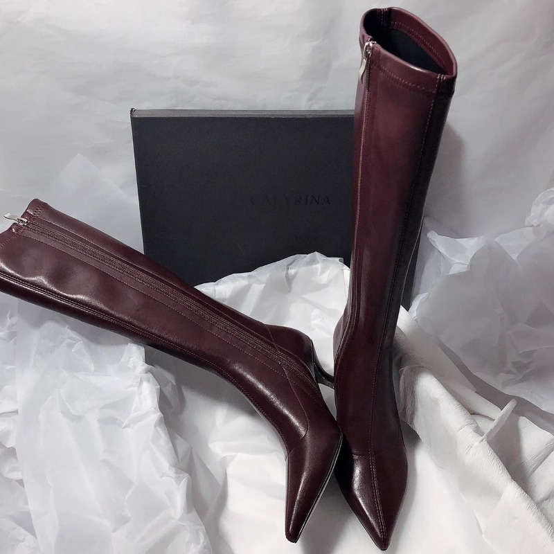 High Knee Heel Boots - Новые осенние модные ботинки до колена