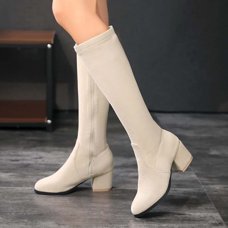 Зимние женские сапоги до колен – обзор и цена Zip Up Boots Short