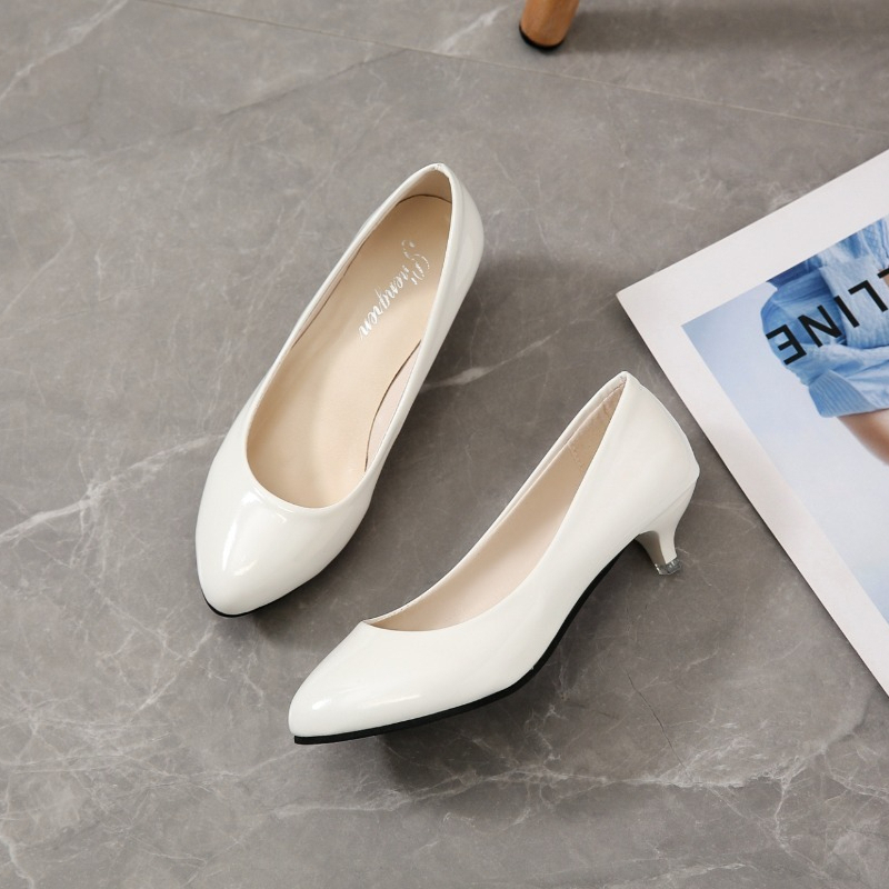 Женские туфли на среднем каблу – обзор и цена Women'S Shoes Round Toe