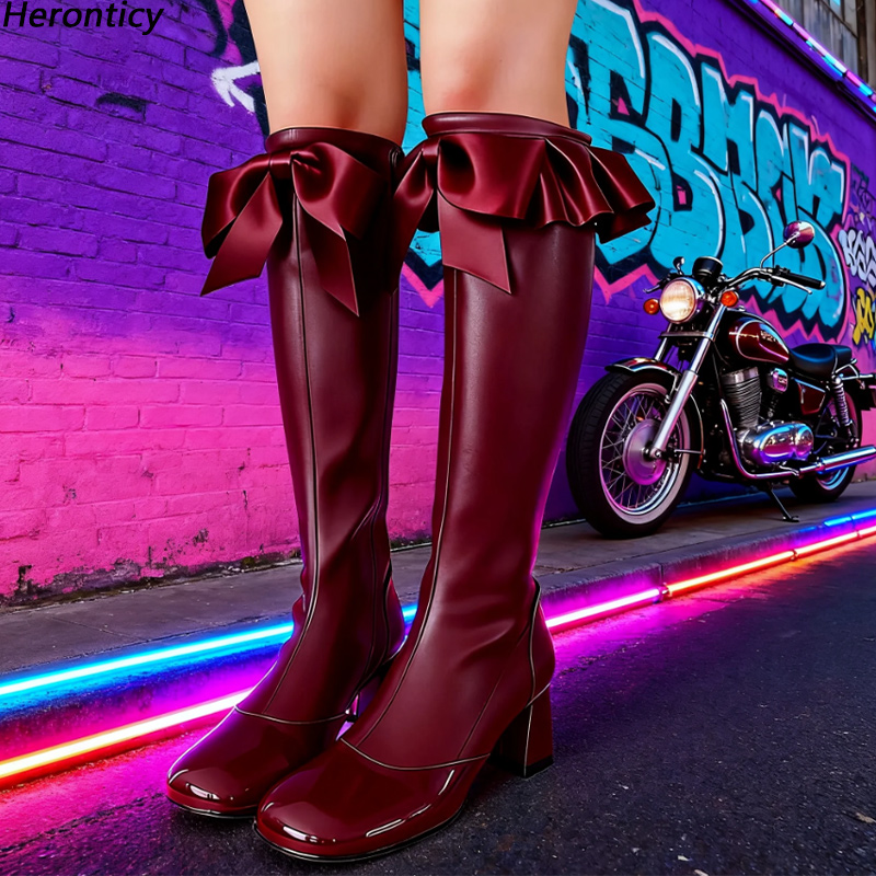 Черные кожаные сапоги до колен – обзор и цена Zip Up Boots Short