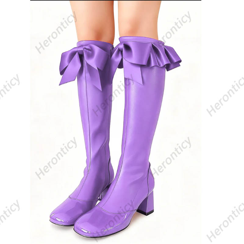 Черные кожаные сапоги до колен – обзор и цена Zip Up Boots Short