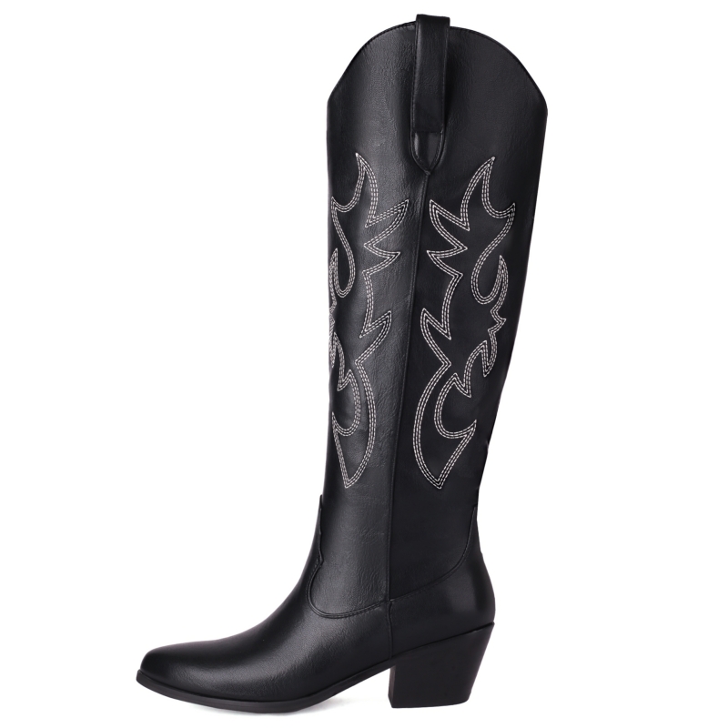 Белые женские сапоги до колена – обзор и цена Western Cowgirl Boot