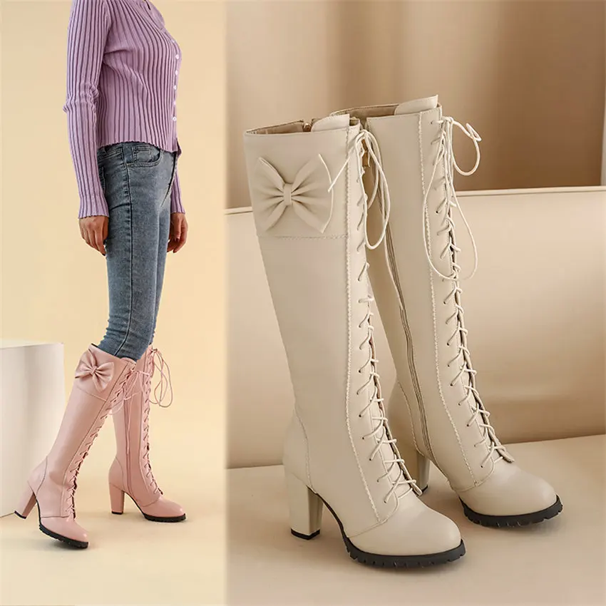Женские высокие сапоги-ботфорт – обзор и цена Zip Up Boots Short