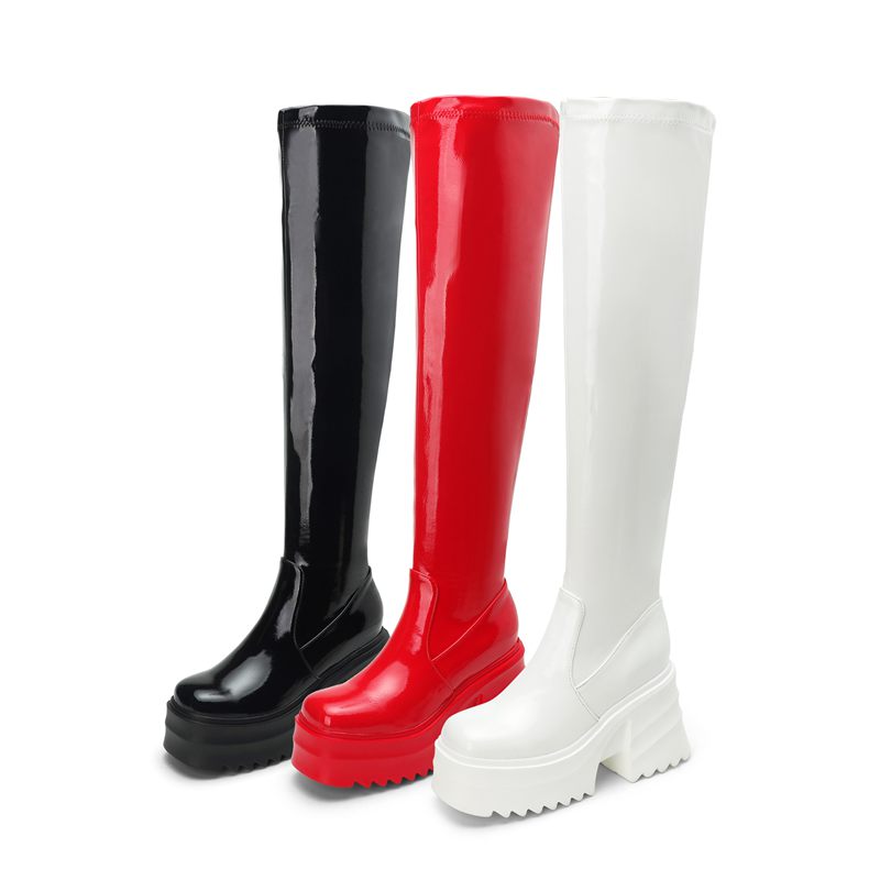 ORCHALISA Новые женские высоки – обзор и цена Zip Up Boots Short