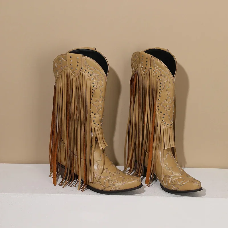 Женские сапоги до середины икр – обзор и цена Western Cowgirl Boot