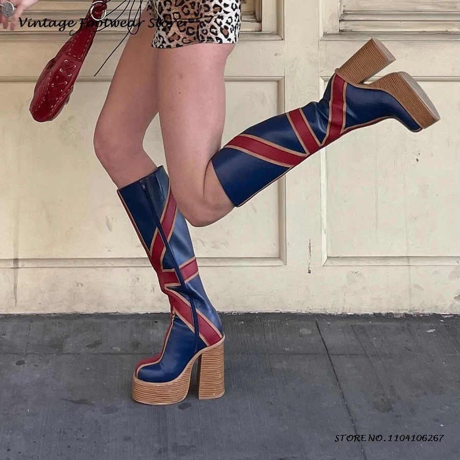 Кожаные сапоги до колена на пл – обзор и цена High Knee Heel Boots