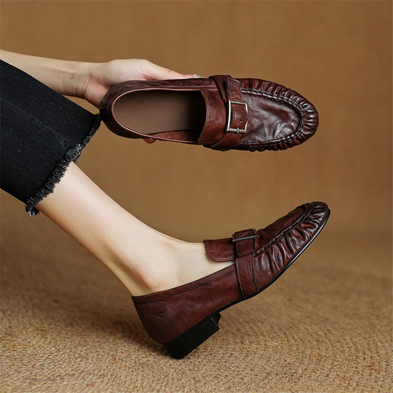 Женские Плиссированные туфли-л – обзор и цена Women'S Shoes Round Toe