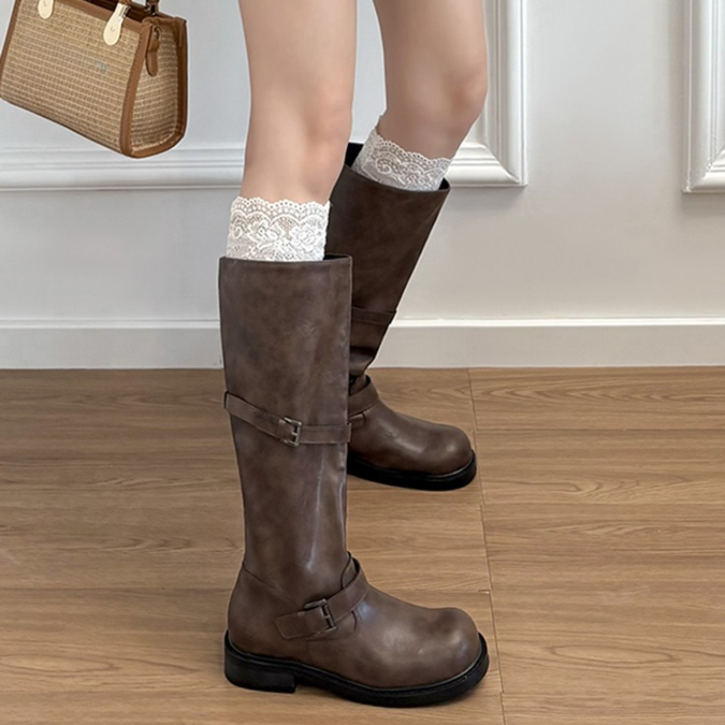 Винтажные женские сапоги до ко – обзор и цена High Knee Heel Boots