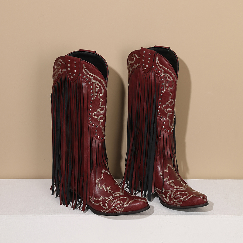 Ковбойские Сапоги до середины  – обзор и цена Western Cowgirl Boot