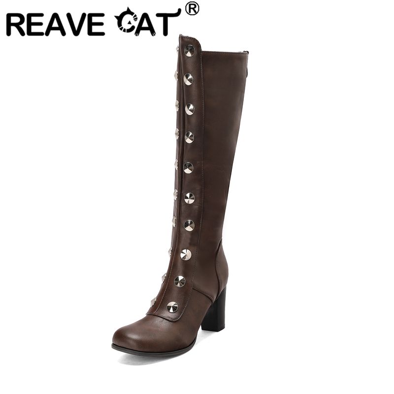REAVE CAT Женские сапоги до ко – обзор и цена Zip Up Boots Short