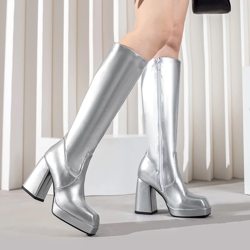 Зеленые зимние женские сапоги  – обзор и цена Zip Up Boots Short