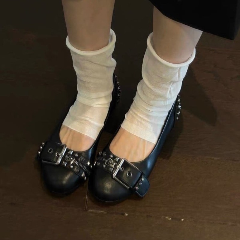 Женские кожаные туфли Мэри Дже – обзор и цена Women'S Shoes Round Toe