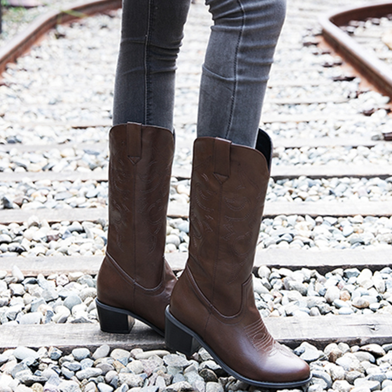 Классические сапоги до середин – обзор и цена Western Cowgirl Boot