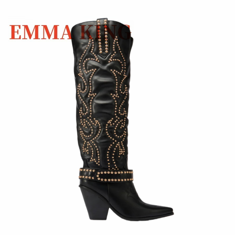 Женские высокие сапоги до коле – обзор и цена Western Cowgirl Boot