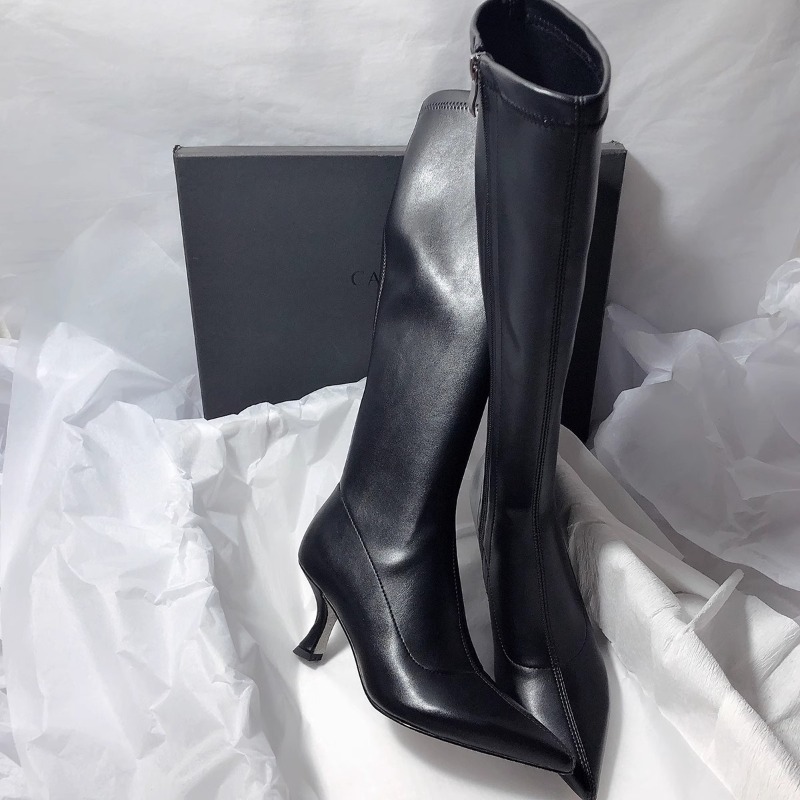 Новые осенние модные ботинки д – обзор и цена High Knee Heel Boots