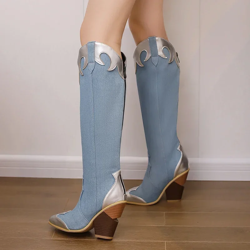 Женские сапоги до колена в сти – обзор и цена Zip Up Boots Short